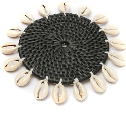 The Cowrie Coaster - Black