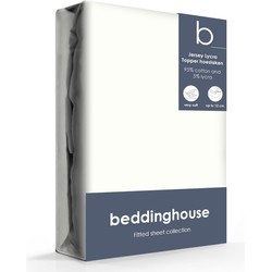 Beddinghouse Jersey-Lycra Topper Hoeslaken Offwhite-140/160 x 200/220 cm