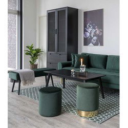 House Nordic Bank Lido 2,5 Zits Donkergroen