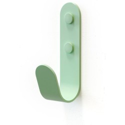 The Hairpin Leg Co. - J Wandhaak - Woondecoratie - Wanddecoratie - Hardhout - Pastelgroen