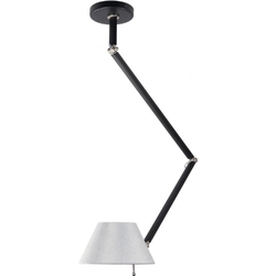 Highlight - Castro - Plafondlamp - E27 - 28 x 28  x  120cm - Zwart