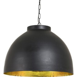 Kylie Hanglamp XL 60x42cm zwart-goud - Eigentijds Modern - 2 jaar garantie