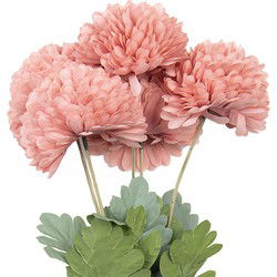 Clayre & Eef Kunstbloem 43 cm Roze Kunststof