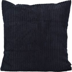 Sierkussen Corduroy Zwart | 45 x 45 cm | Polyester
