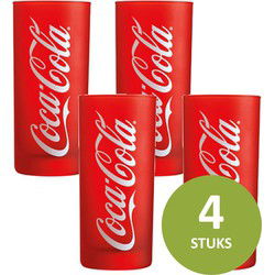 Luminarc Coca Cola longdrinkglas - Frozen rood - 27 cl - Set-4