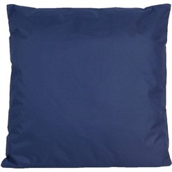 Buitenkussen 45x45x12 cm donkerblauw