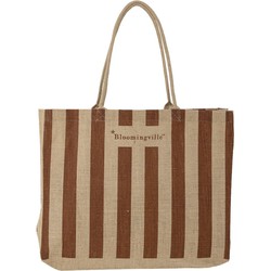 Bloomingville Bergamo shopper tas bruin jute