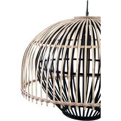 PTMD Mykel Hanglamp - 61 x 61 x 46 cm  - Bamboe - Créme