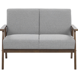 Beliani ASNES - Tweezitsbank-Grijs-Polyester