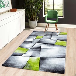 Kristal Modern Groen vloerkleed - 200 X 290 CM