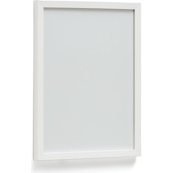 Kave Home - Neale houten fotolijst met witte afwerking 29,8 x 39,8 cm