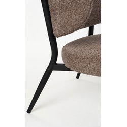 Housecraft Living Sanne Loungestoelen/ Fauteuil Bruin