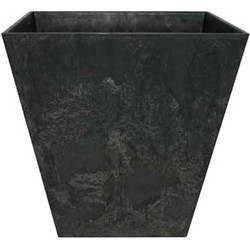 Bloempot Pot Ella zwart 25 x 24 cm - Artstone