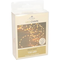 Anna's Collection Draadverlichting - koper - 132 led - warm wit - Lichtsnoeren