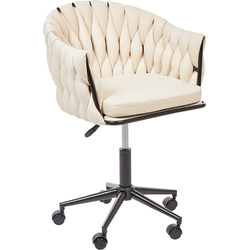 Beliani MILAN - Bureaustoel-Beige-Polyester