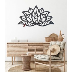 FBRK. Geometrische Boho Lotus 46 x 80 Wood