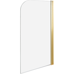 LAPAN - Douchescherm - Goud - 140 x 80 cm - Veiligheidsglas