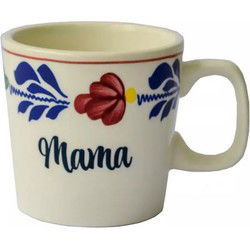 Boerenbont Beker Mok 0,2L met opdruk Mama