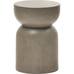 Kave Home - Garbet ronde cement bijzettafel Ø 32 cm