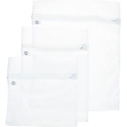 5Five Waszakken - 3 stuks - 3 formaten - wit - Waszakken