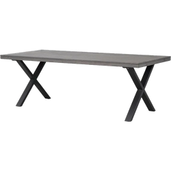 Brooklyn verlengbare eettafel donker eiken - 220 x 95 cm