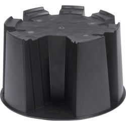 Standaard voor regenton kunststof zwart H31,5x dia. 53cm