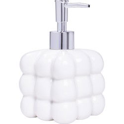 QUVIO Zeepdispenser – Keramiek – Wit – 350 ml