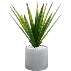Atmosphera Aloe Vera kunstplant in keramische pot 47 cm - Kunstplanten