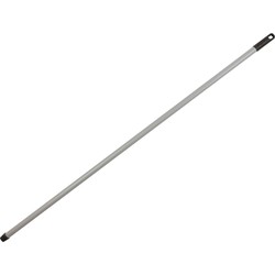 Universeel bruikbare Bezemsteel - metaal - grijs - 120 cm - Bezemstelen
