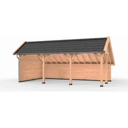 Westwood kapschuur douglas deluxe, 750 x 400 cm, combinatie 3