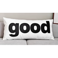 Sierkussen Good Wit | 30 x 50 cm | Katoen/Polyester