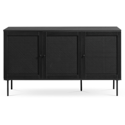 Jari houten sideboard zwart - 140 x 40 cm