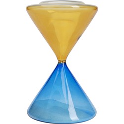 Kare Zandloper Timer Blue Orange 22cm