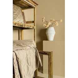 PTMD Verine Dekbedovertrek - 240x220x2 cm - Fluweel - Bruin