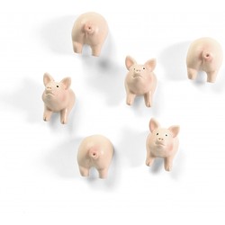 Trendform Magnetisch Varkentje - set van 6 stuks