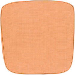 Unique Living - Wickerstoelkussen Bliss outdoor Orange -46x47x4cm