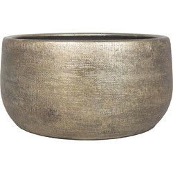Floran Bloempot/plantenpot Mira - industrieel goud - keramiek - binnen - Plantenpotten