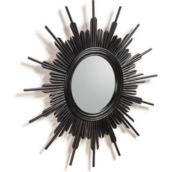 Kave Home - Marelli-spiegel Ø 70 cm met zwarte afwerking