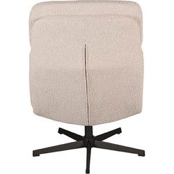 Draaifauteuil Alvar + Hocker 53x57x83 cm