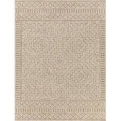  Buitenkleed - Balkon, Terras, Keuken - Jute-Look Tapijt TRICIA - Beige/Ivoor - 160x213 cm 