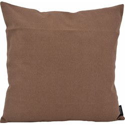 Uni Donkerbruin | 45 x 45 cm | Kussenhoes | Katoen/Polyester