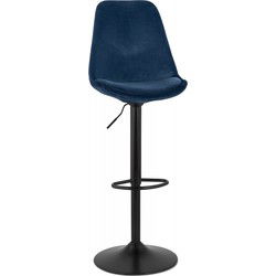 MIKE verstelbare kruk 48x55x103-123 cm Blauw