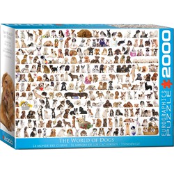 Eurographics Eurographics puzzel World of Dogs - 2000 stukjes