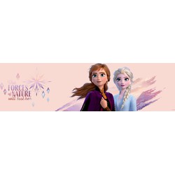 Disney zelfklevende behangrand Frozen Anna & Elsa perzik roze - 10 x 500 cm - 600051
