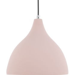 Beliani LAMBRO - Hanglamp-Roze-Gips