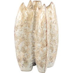 PTMD Vaas Shareece - 19x19x36 cm - Keramiek - Creme