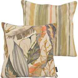 Janaé Jungle Orange | 45 x 45 cm | Kussenhoes | Katoen/Linnen