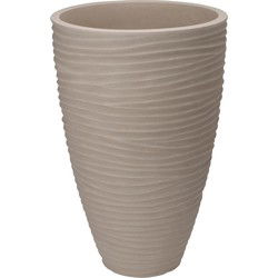Pro Garden plantenpot - kunststof - zand/beige - 40 x 60 cm - Plantenpotten