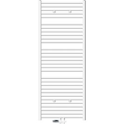 Badkamerradiator Sahara 750 x 1800 Wit recht + midden aansluiting