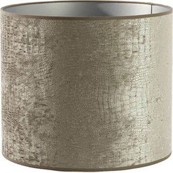 Light & Living - kap - Chelsea - zilver - textiel - Ø 35cm - E27 - 2235057